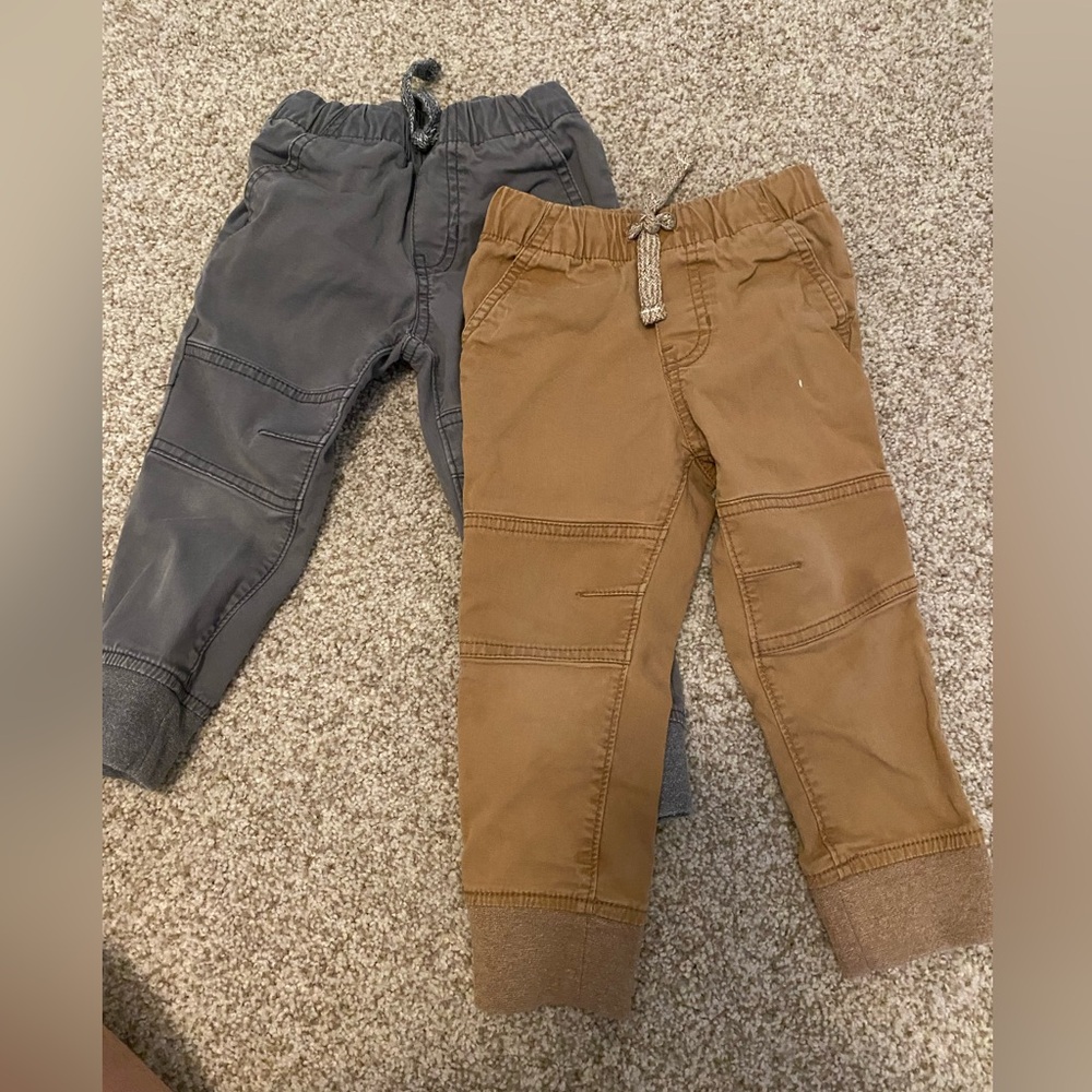 Set of Boys 2T Cat & Jack pants